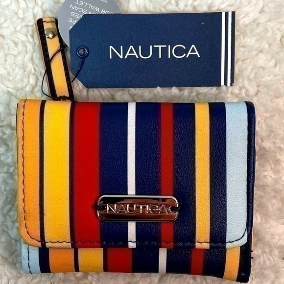 Nautica Handbags - Nautica RFID Blocking Tri-Fold Wallet